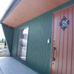 【多度津町】22.5坪・3LDK・平屋・グリーンの外壁がおしゃれな住宅